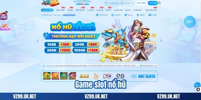 Game slot nổ hũ
