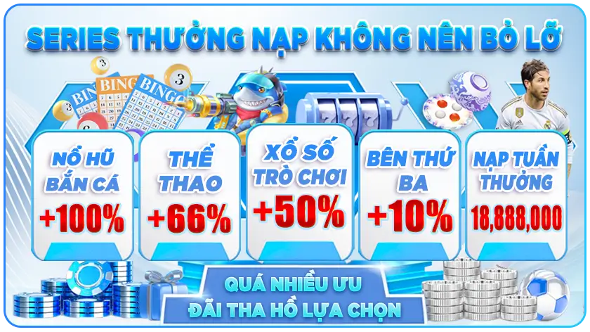 series thưởng nạp không nên bỏ lỡ